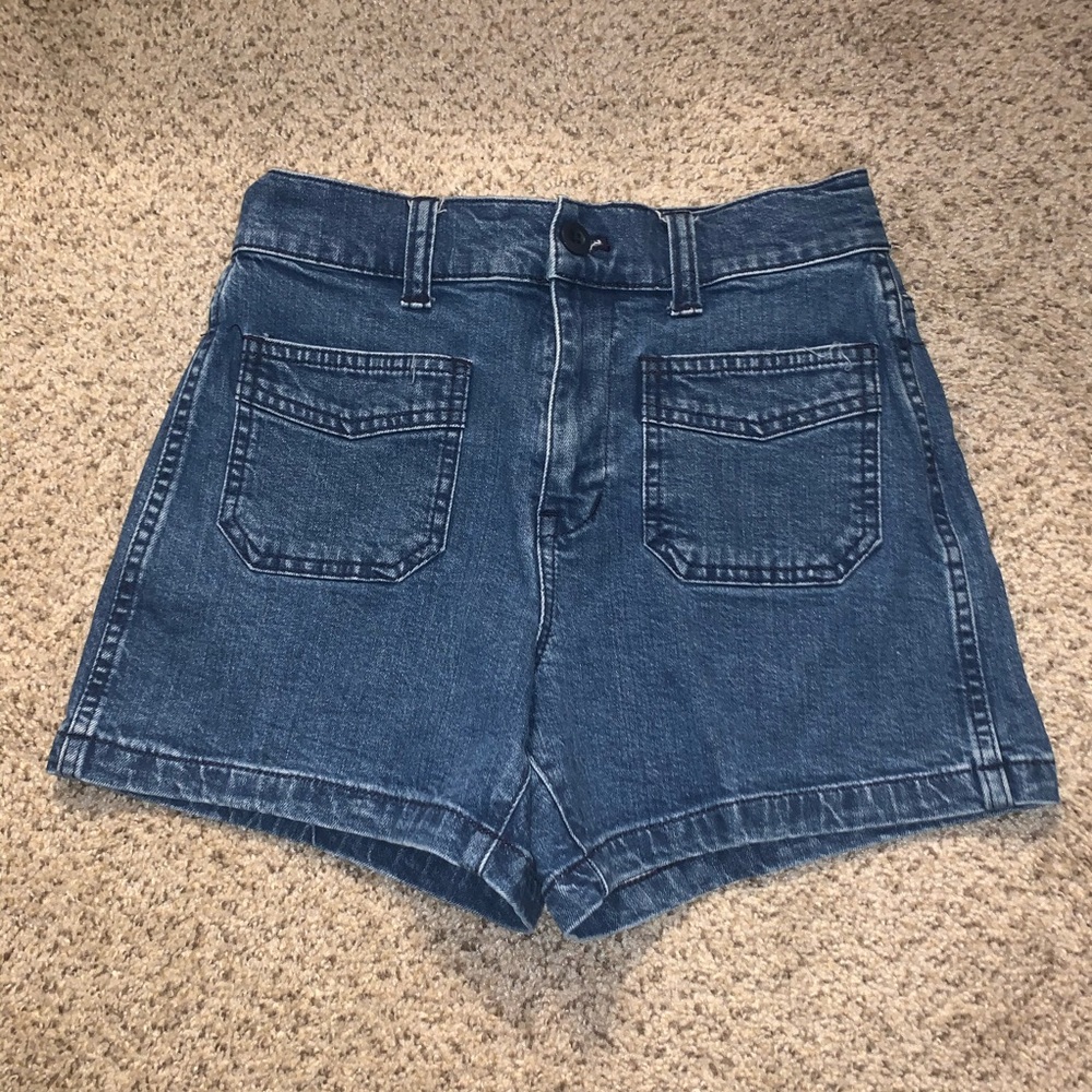 Madewell Patch Pocket Denim Shorts